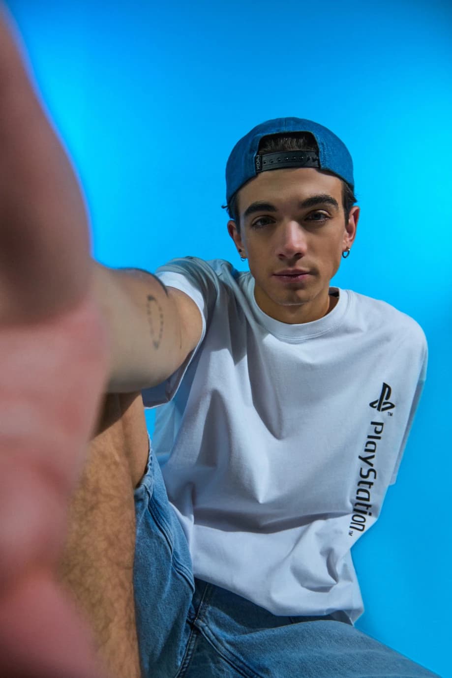 Camiseta básica para hombre estampada